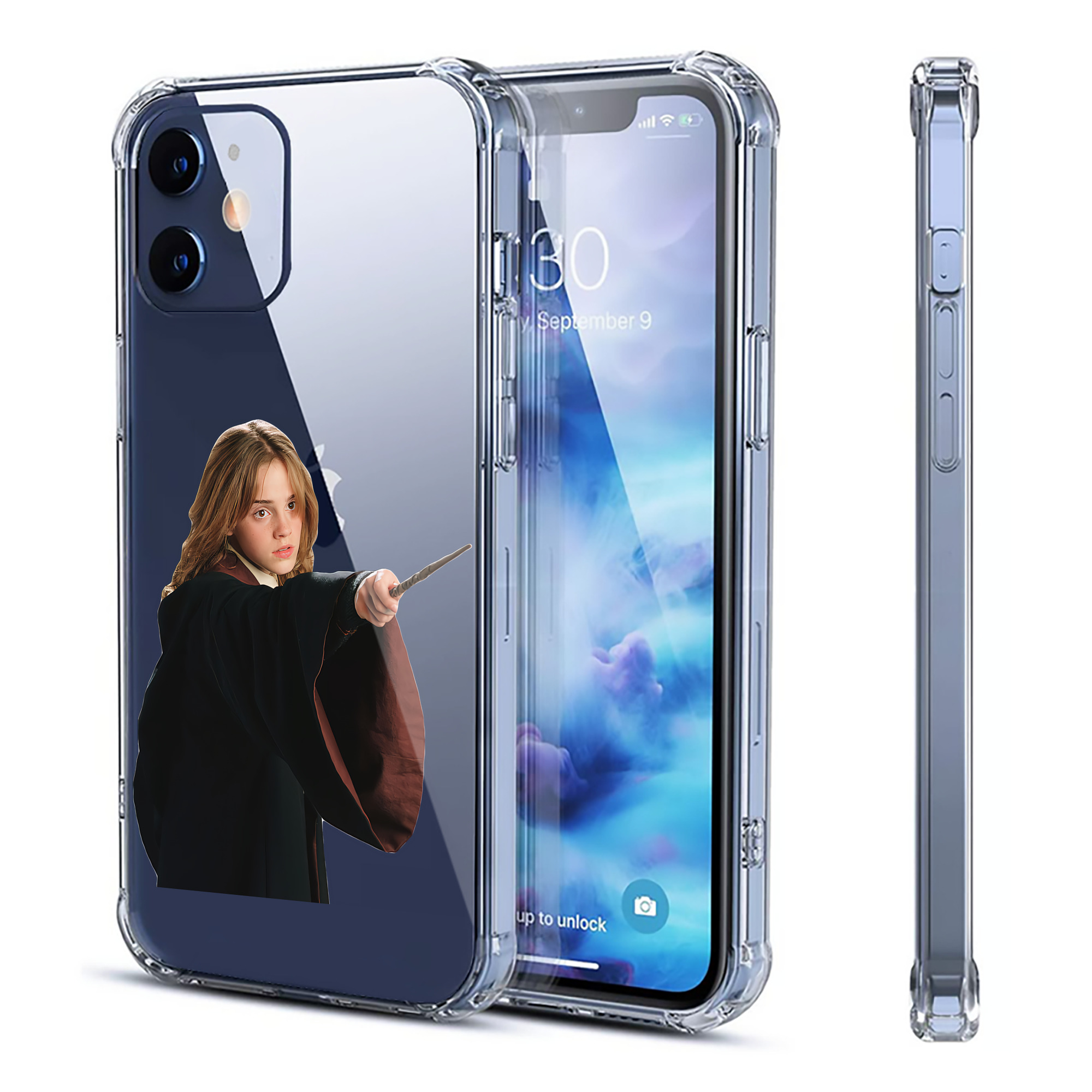 （画像用） Harry Potter ハリー・ポッターシリーズ 【iPhone 12シリーズ対応】透明スマホケース（クリアソフトケース）